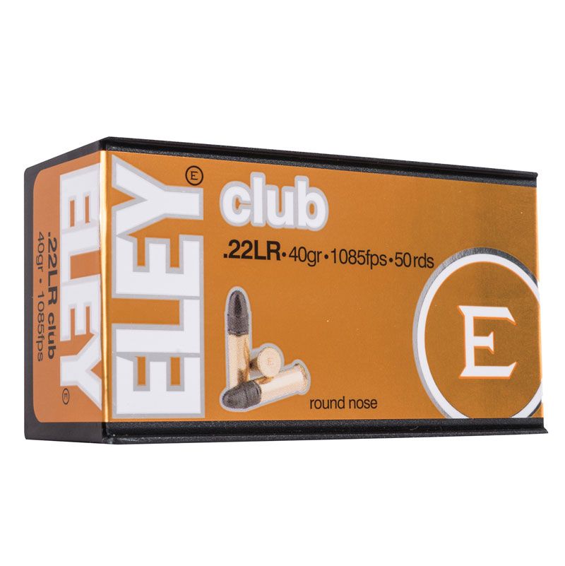 Eley .22lr Club 40grs. KK-Munition 50 Schuss