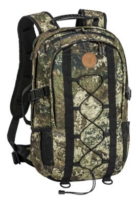 Pinewood Hunting Camou Rucksack mit Gewehrholster, 22l