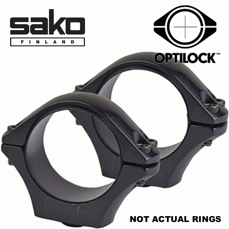 Sako Optilock Montageringe 1'/26mm Low