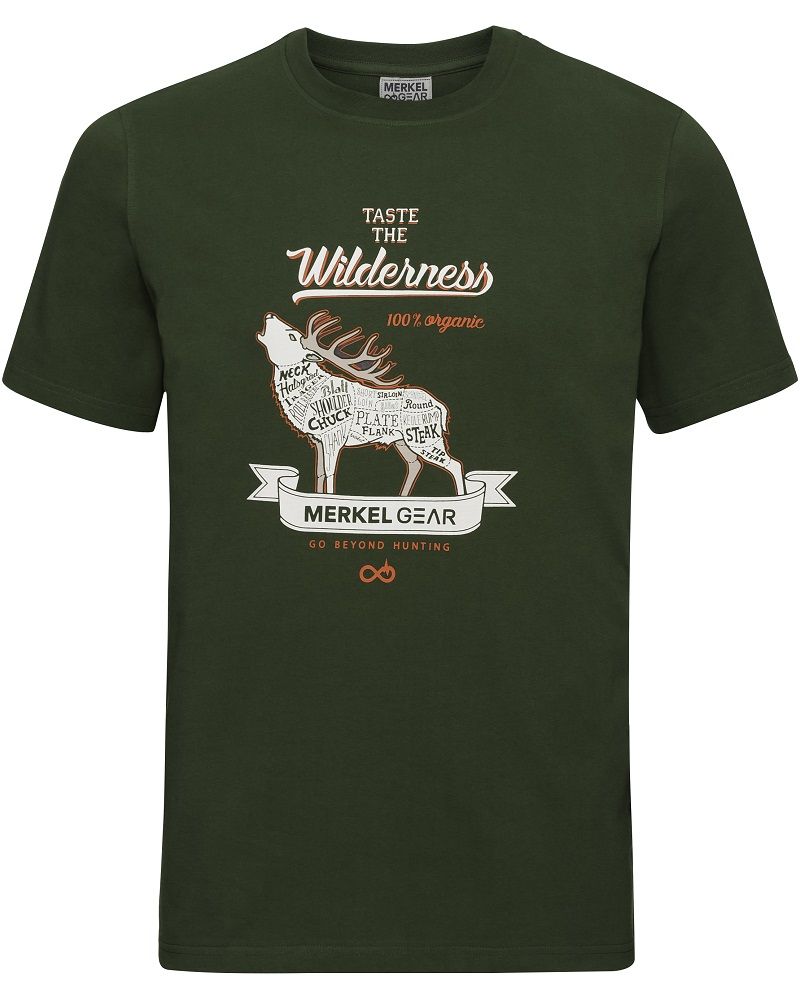Merkel GEAR Organic Stag T-Shirt Größe: 48 (Gr. S)