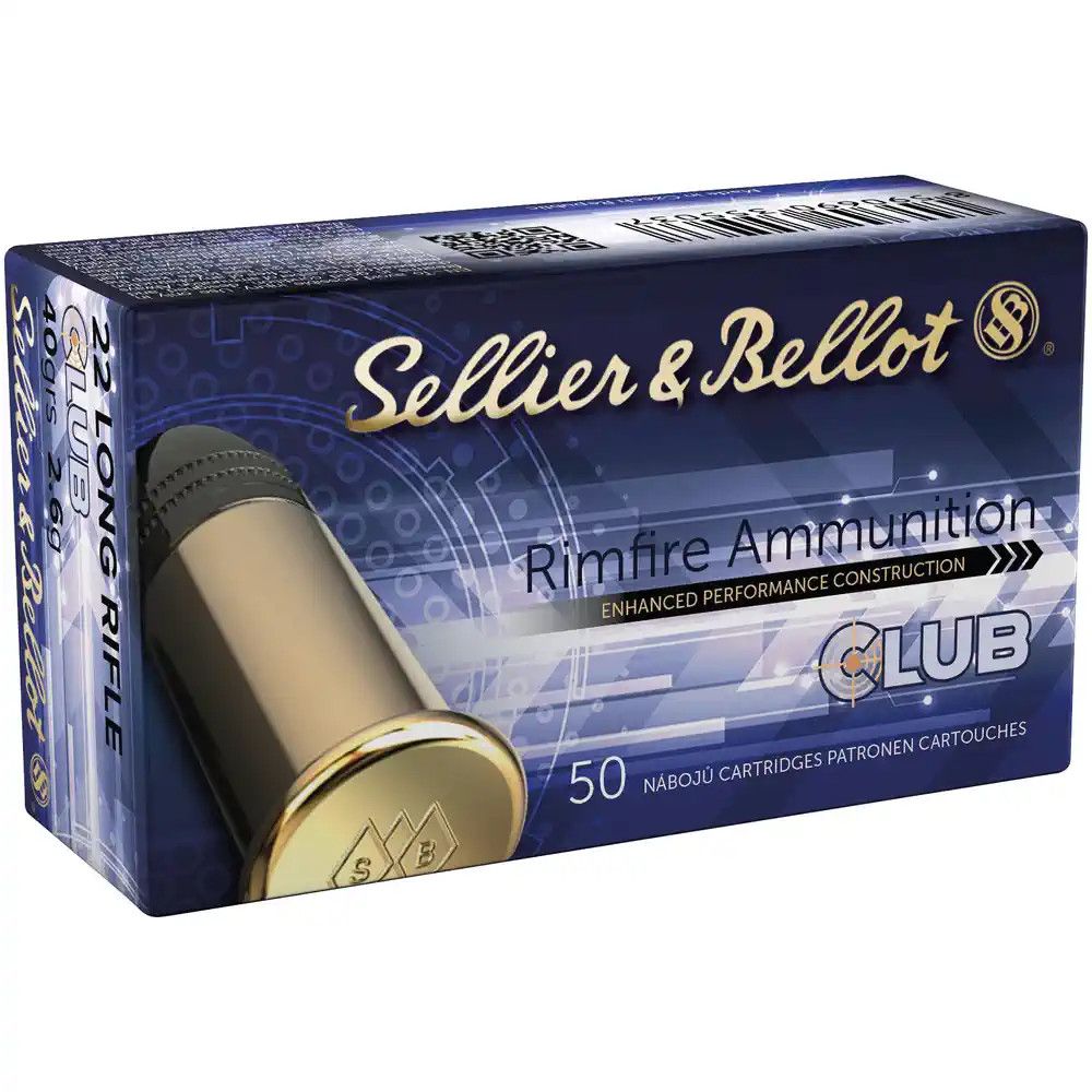 Sellier & Bellot .22lr Club SV 40grs. KK-Munition 50 Schuss 