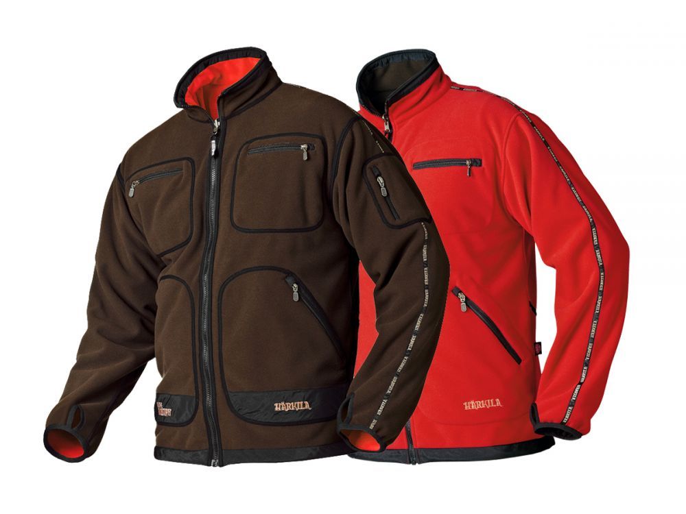 Härkila Kamko Fleecejacke Größe: 3XL, Farbe: Pirate black/Shadow brown