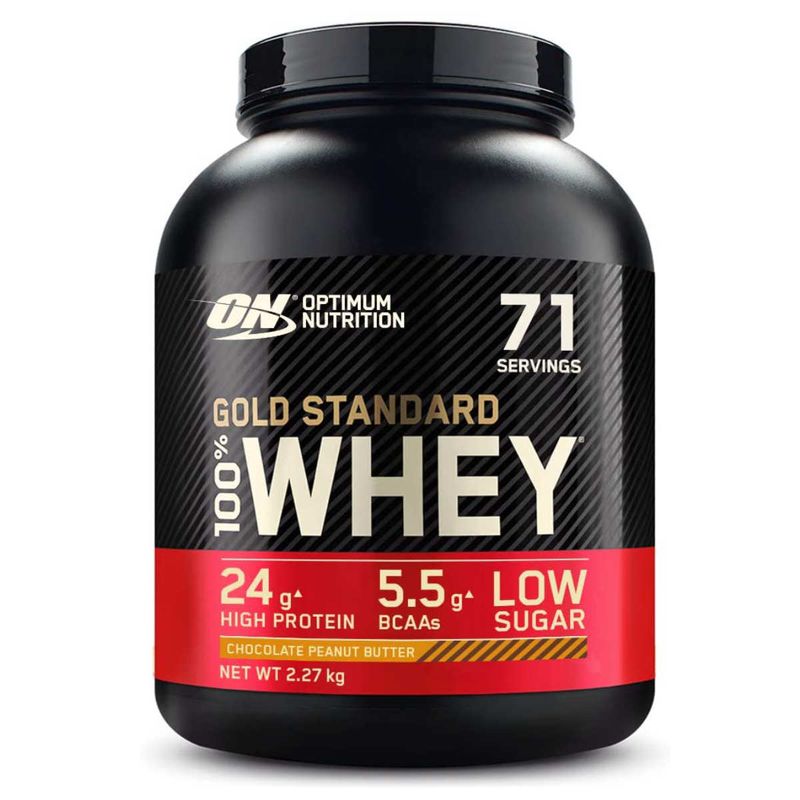 Optimum Nutrition 100% Whey Gold Standard 2270g Schokolade Erdnussbutter