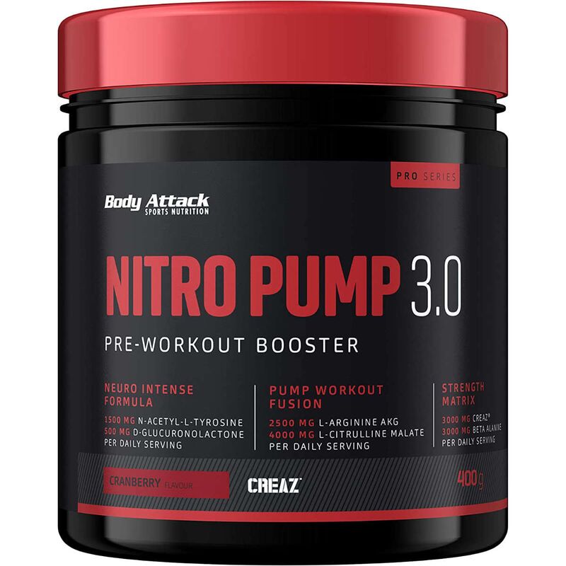 Body Attack Nitro Pump 3.0 400g Johannisbeere