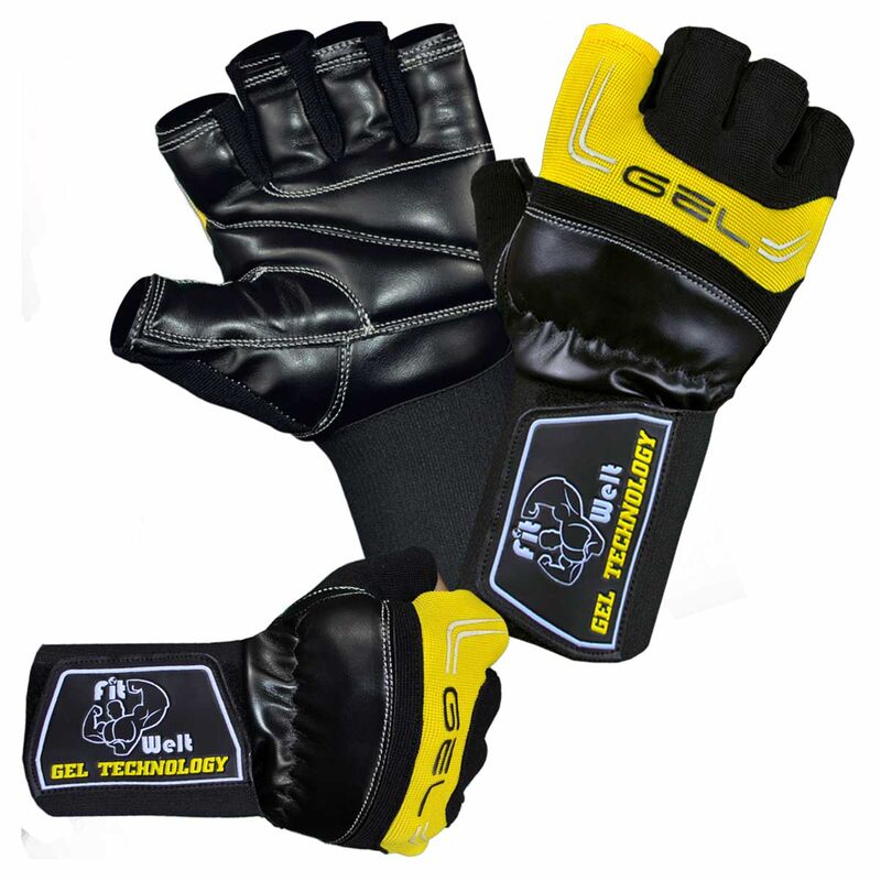 FitWelt Gel Technology Gewichtheberhandschuhe L