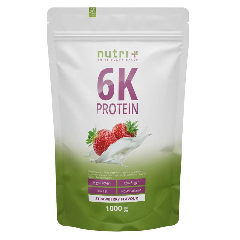 Nutri+ Vegan 6K Protein 1000g Erdbeere