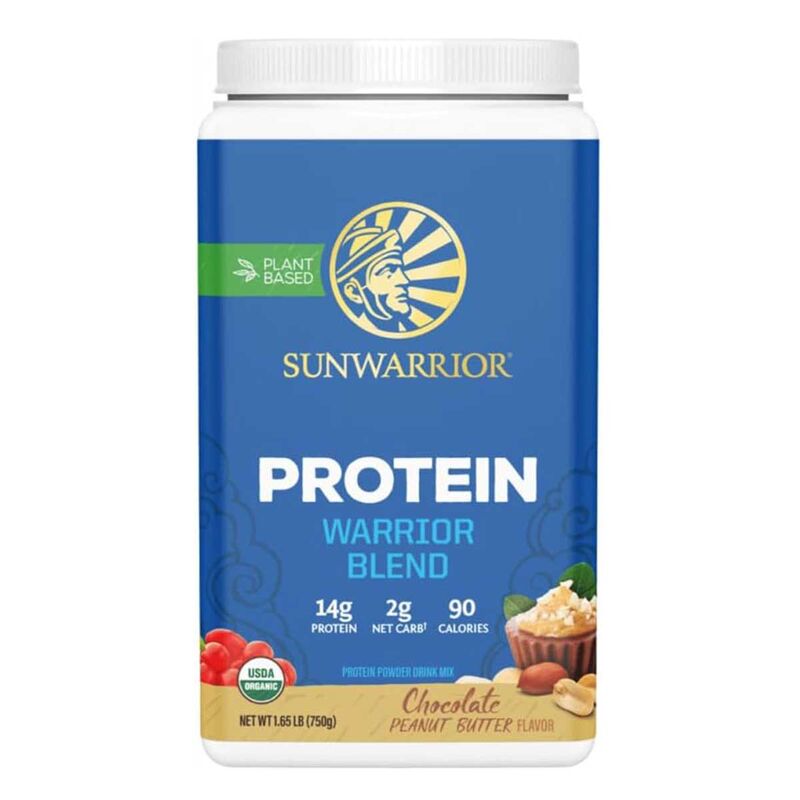 Sunwarrior Warrior Blend 750g Schokolade-Erdnussbutter