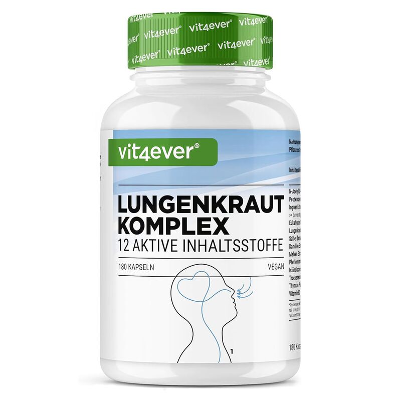 Vit4ever Lungenkraut Komplex 180 Kapseln