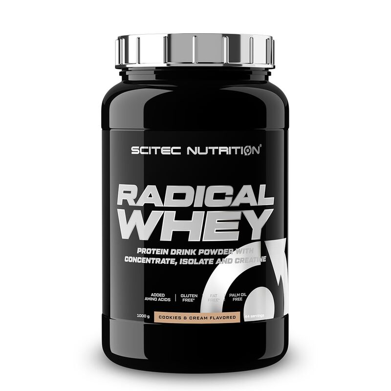 Scitec Nutrition Radical Whey 1000g Cookies & Cream