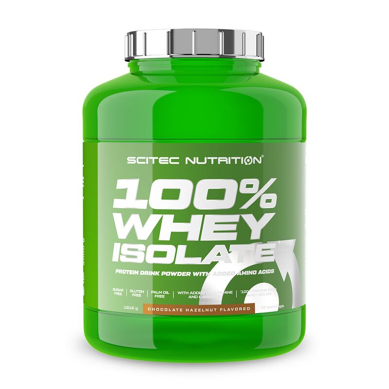 Scitec Nutrition 100% Whey Isolate 1816g Schokolade-Haselnuss