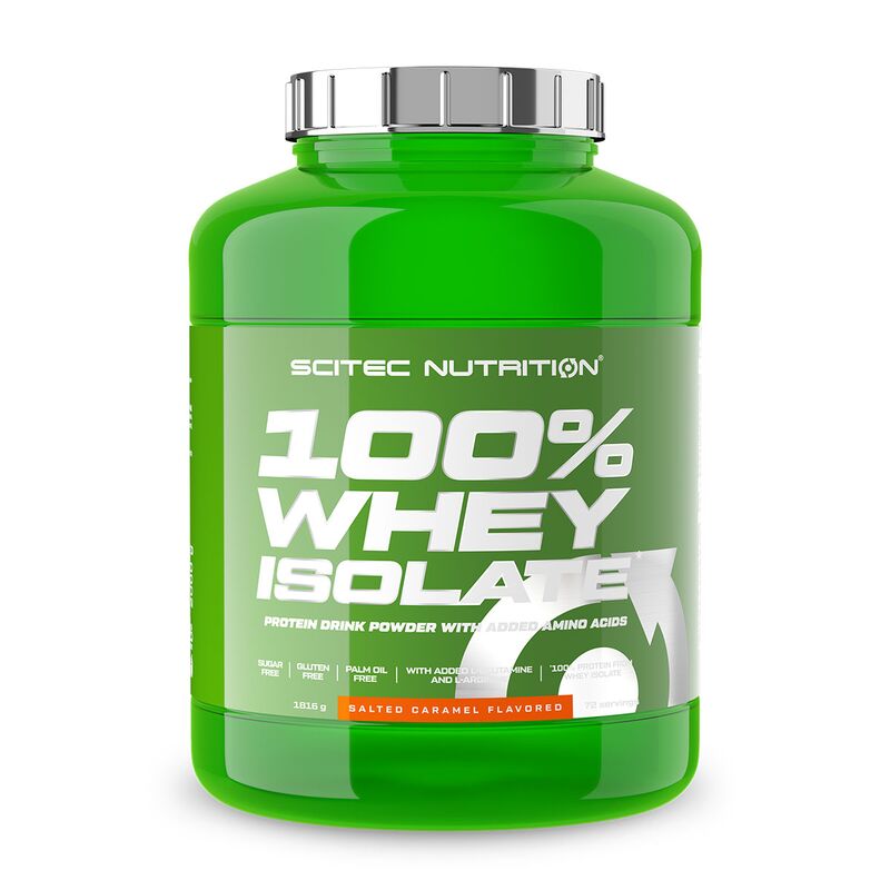 Scitec Nutrition 100% Whey Isolate 1816g Salziges Karamell