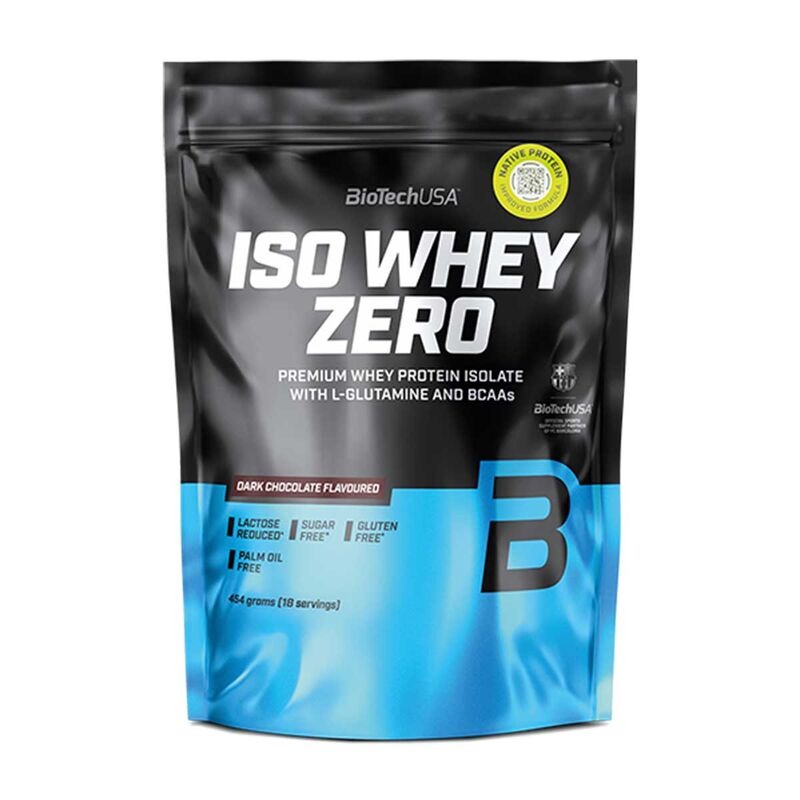 Biotech USA Iso Whey Zero 454g Zartbitterschokolade