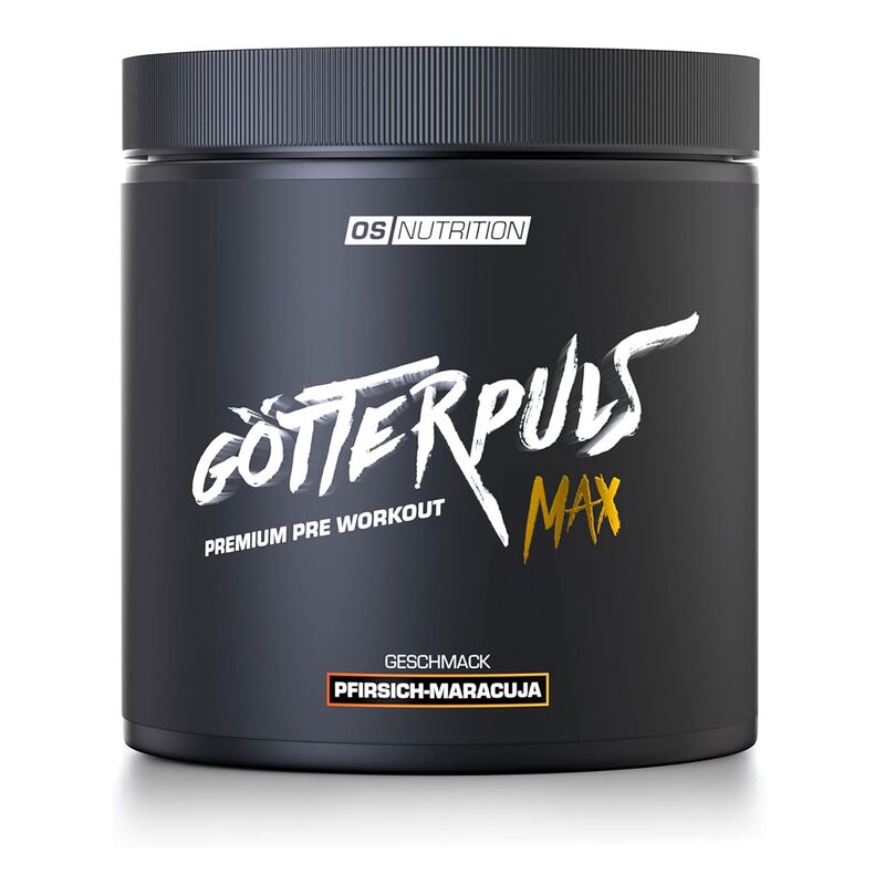 OS Nutrition G?tterpuls MAX Pre Workout 396g Pfirsich-Maracuja