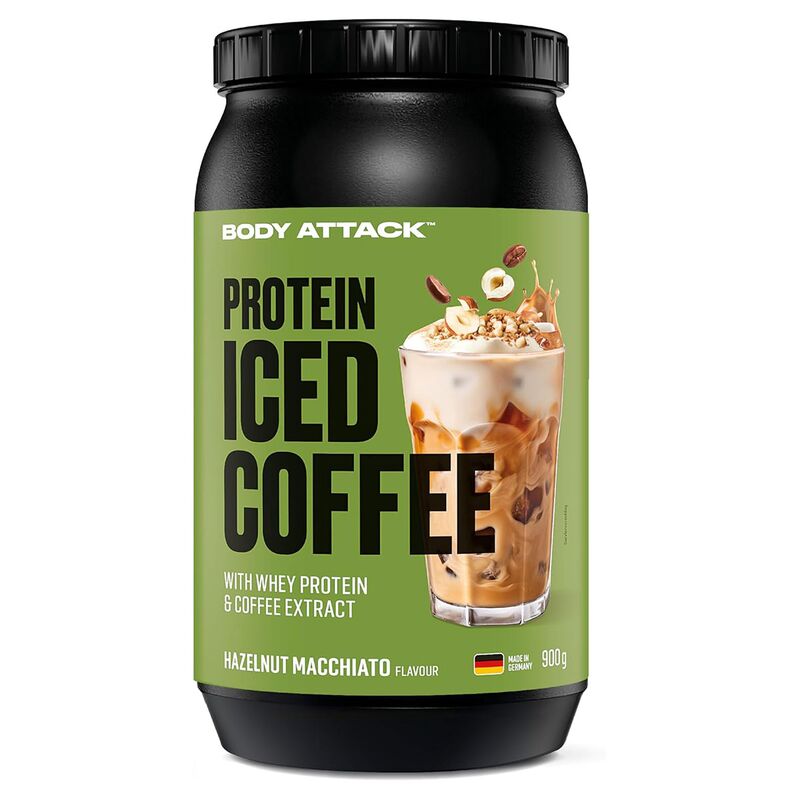 Body Attack Protein Iced Coffee 900g Haselnuss Macciato