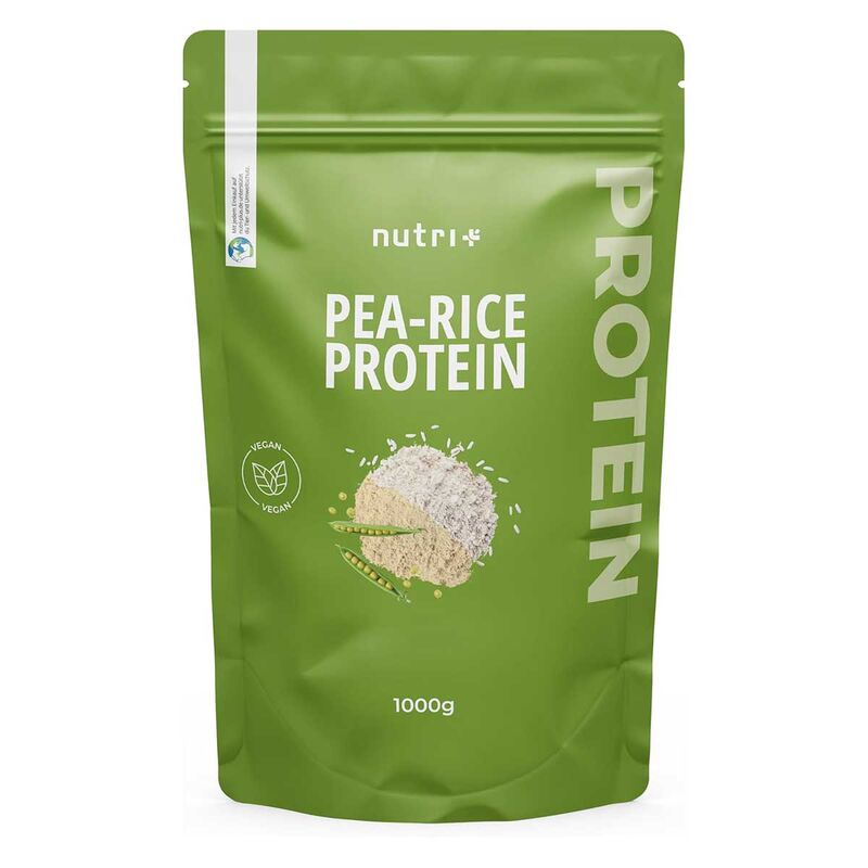 Nutri+ Pea-Rice Protein 1000g Schokolade