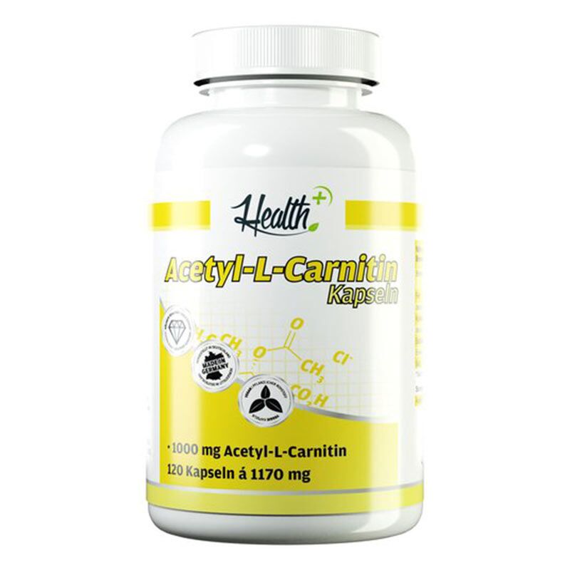 MHD 02/2026 Health+ Acetyl-L-Carnitin 120 Kapseln