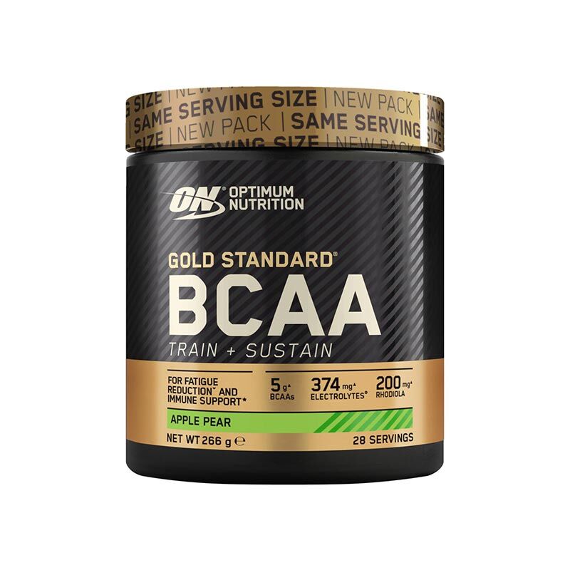 MHD 03/2026 Optimum Nutrition Gold Standard BCAA Train + Sustain 266g Erdbeere-Kiwi