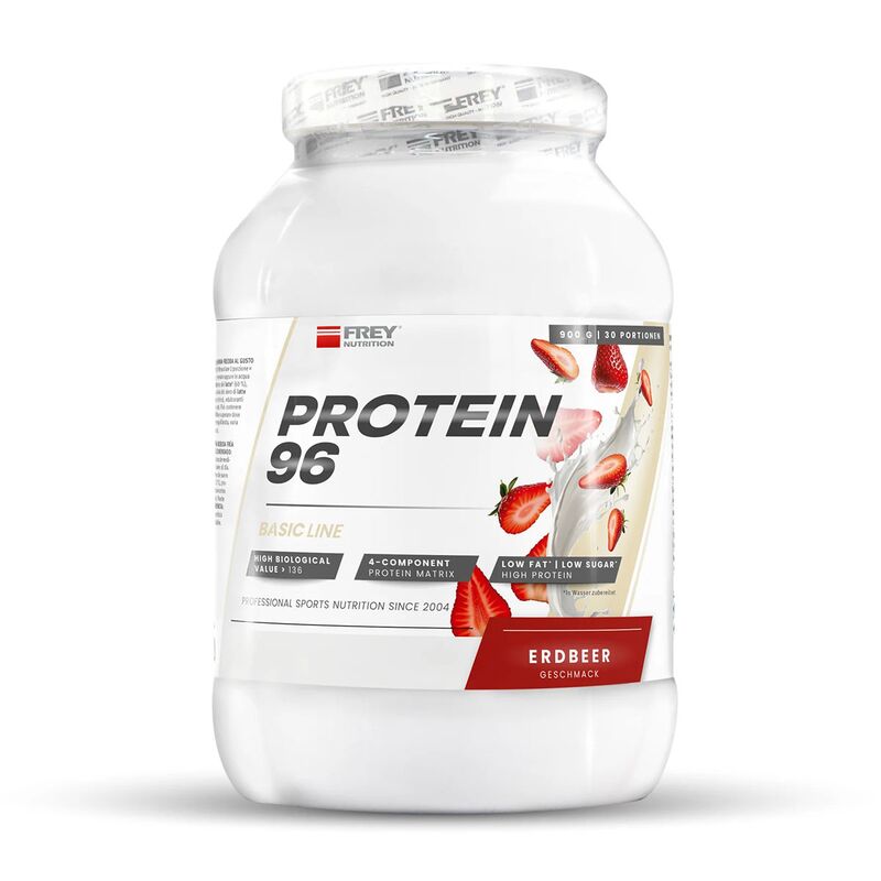 Frey Nutrition Protein 96 - 900g Erdbeere