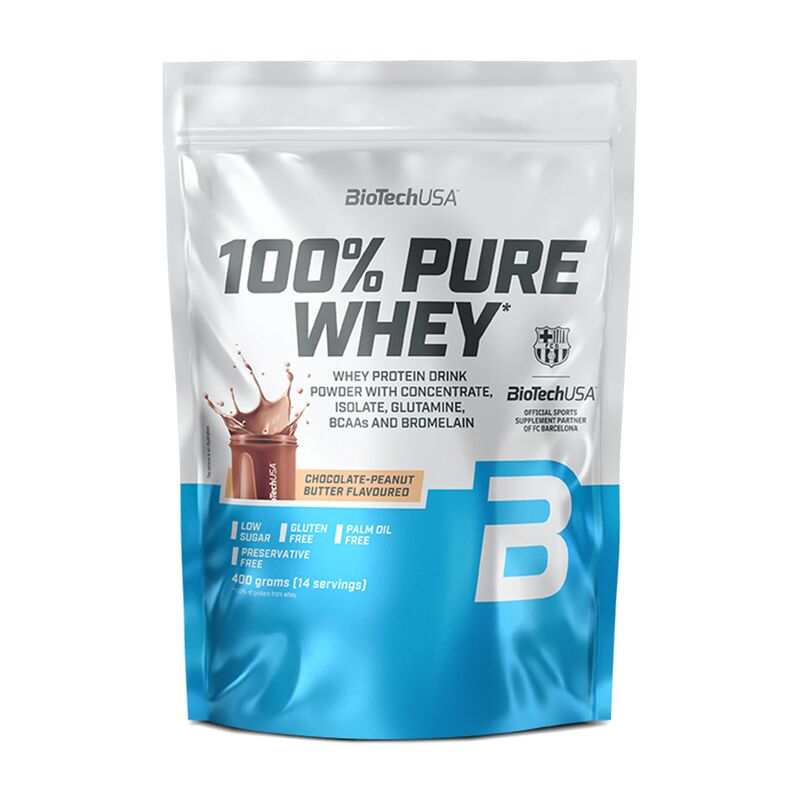 Biotech USA 100% Pure Whey 400g Schokolade-Erdnussbutter
