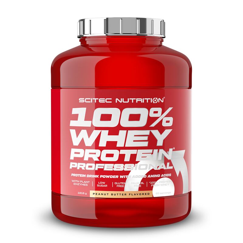 Scitec Nutrition 100% Whey Protein Professional 1816g Erdnussbutter