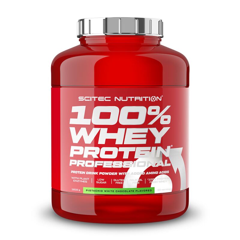 Scitec Nutrition 100% Whey Protein Professional 1816g Pistazie wei?e Schokolade