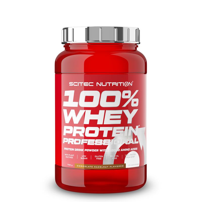 Scitec Nutrition 100% Whey Protein Professional 780g Schokolade Haselnuss