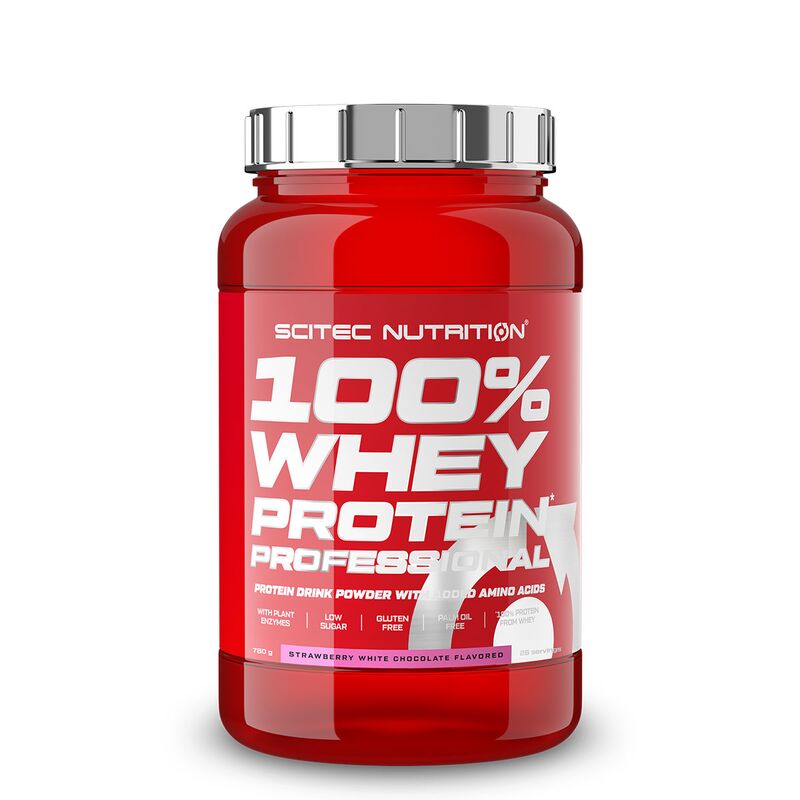 Scitec Nutrition 100% Whey Protein Professional 780g Erdbeere wei?e Schokolade