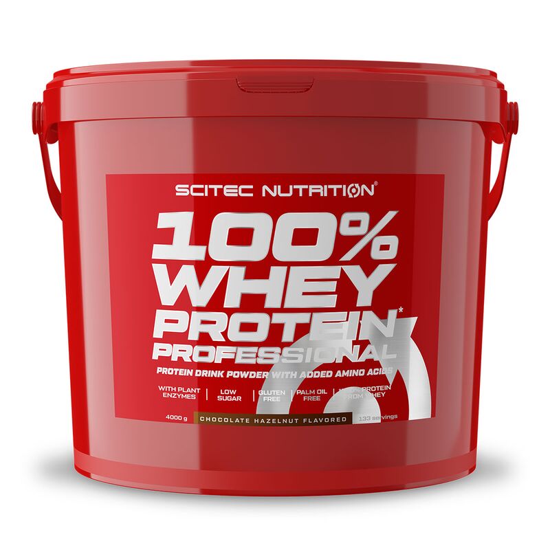 Scitec Nutrition 100% Whey Protein Professional 4000g Schokolade Haselnuss
