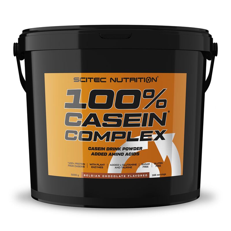 Scitec Nutrition 100% Casein Complex 5000g belgische Schokolade