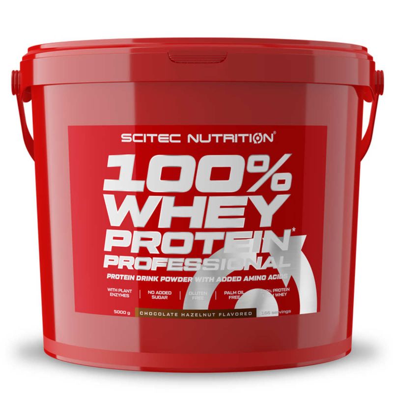 Scitec Nutrition 100% Whey Protein Professional 5000g Schokolade Haselnuss