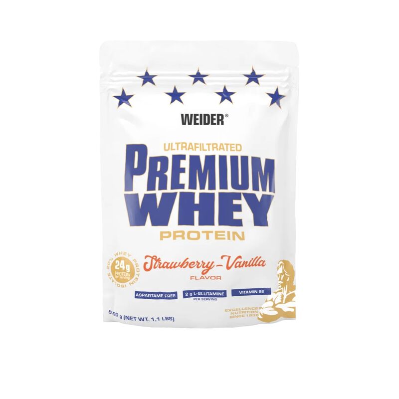 Weider Premium Whey Protein 500g Erdbeer-Vanille