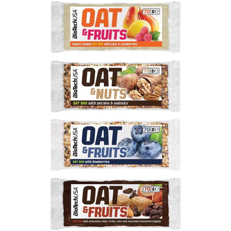 Biotech USA Oat & Fruits Riegel 20x70g