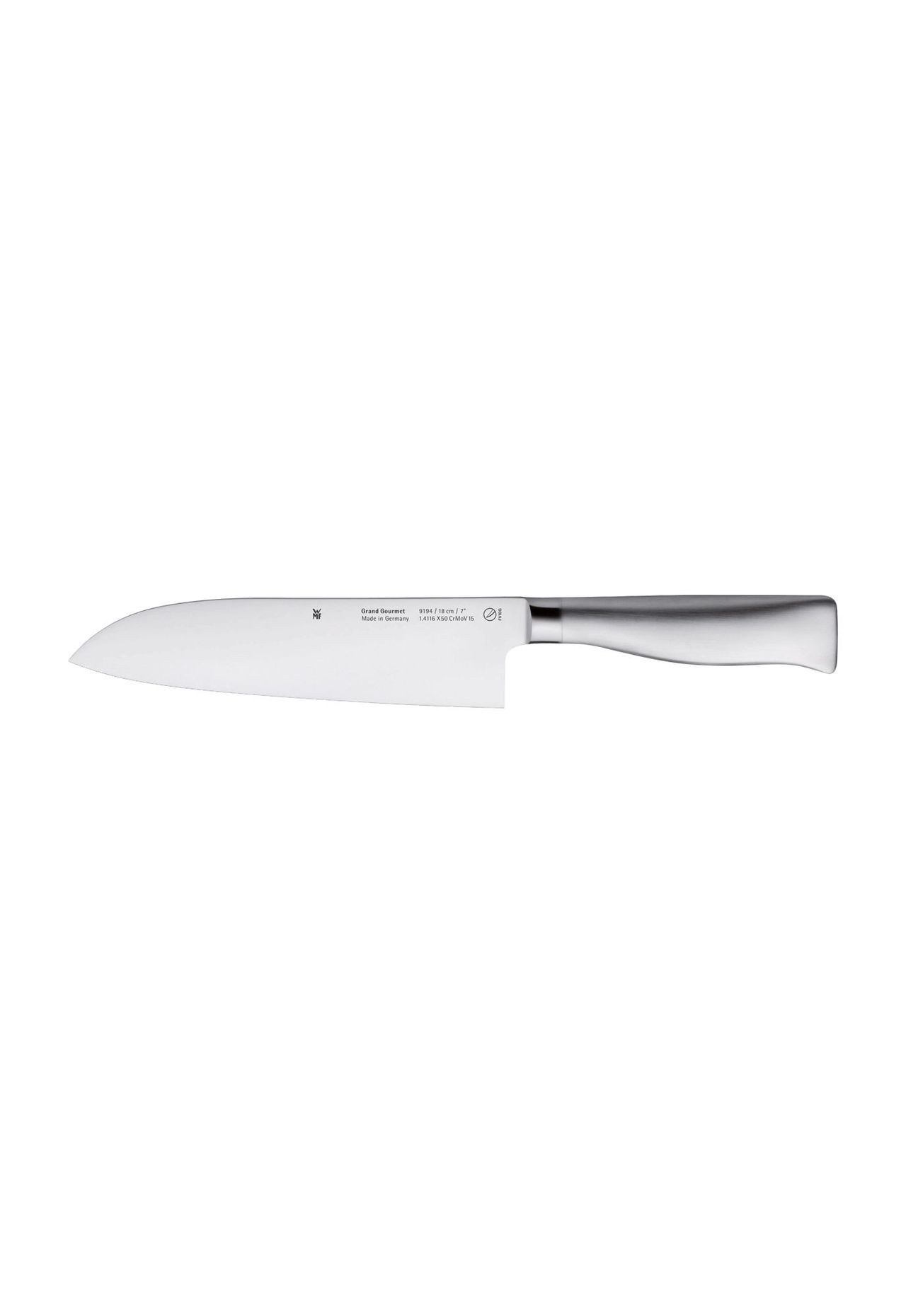 WMF Santokumesser 'Grand Gourmet', Perfomance Cut, 18 cm Klinge, silber