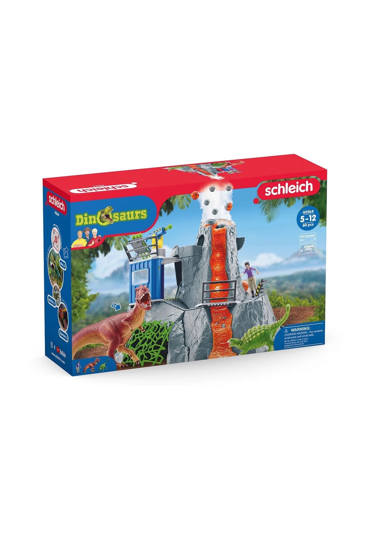 schleich® Dinosaurs - Große Vulkan Expedition 42564