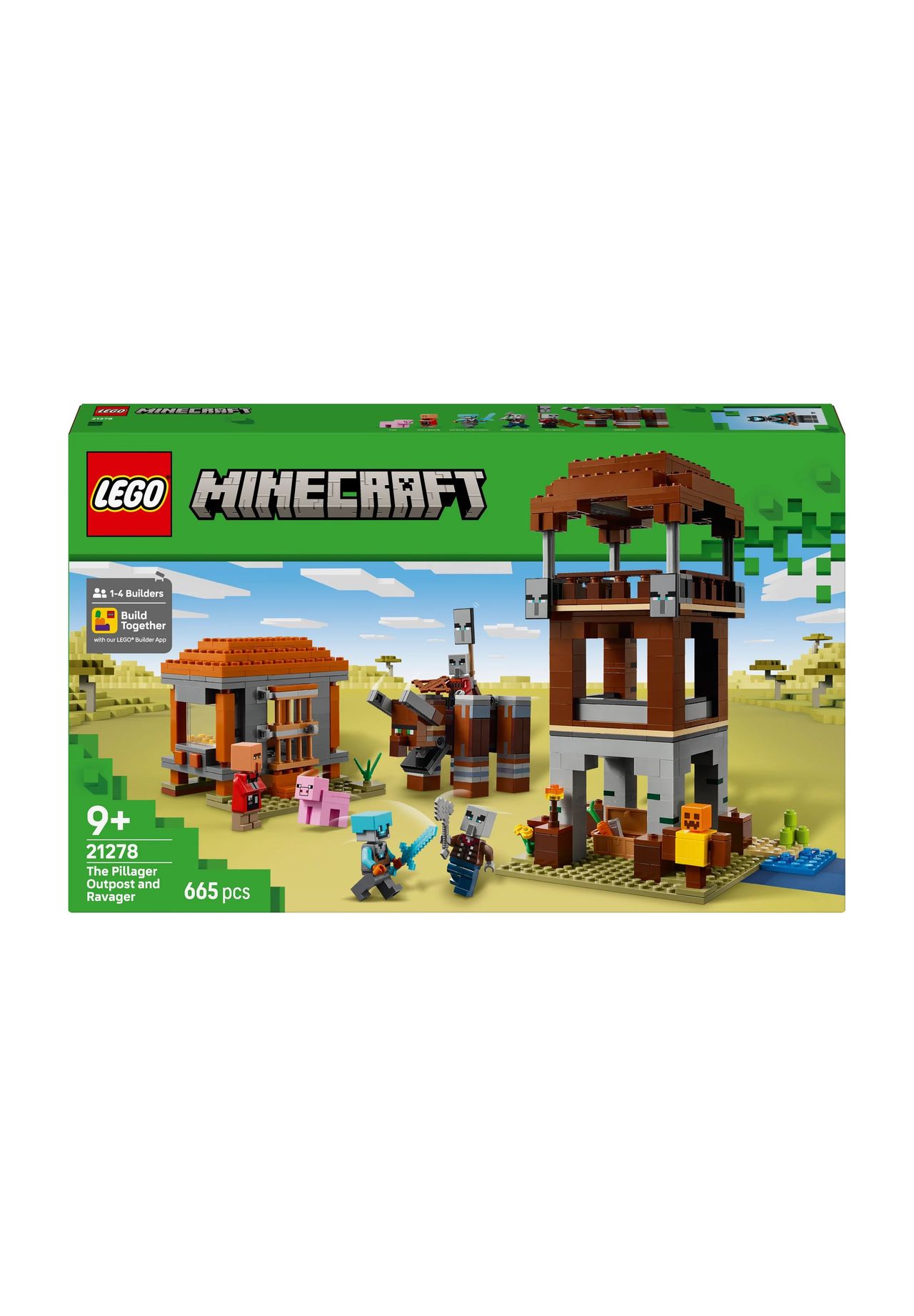 LEGO® Minecraft® - 21278 Ein Verwüster am Plünderer-Außenposten