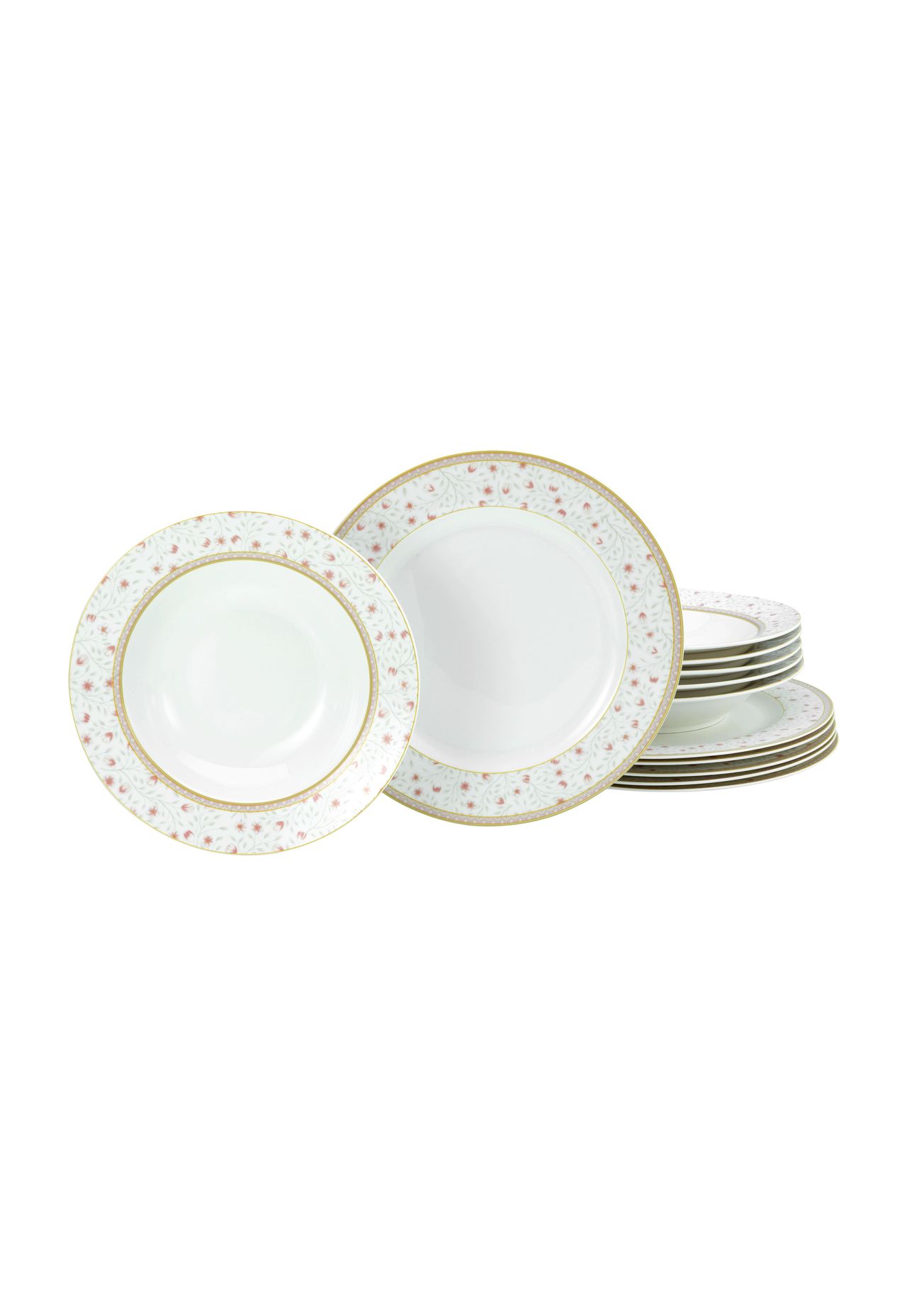 CreaTable Tafelservice-Set, 12-teilig, weiß