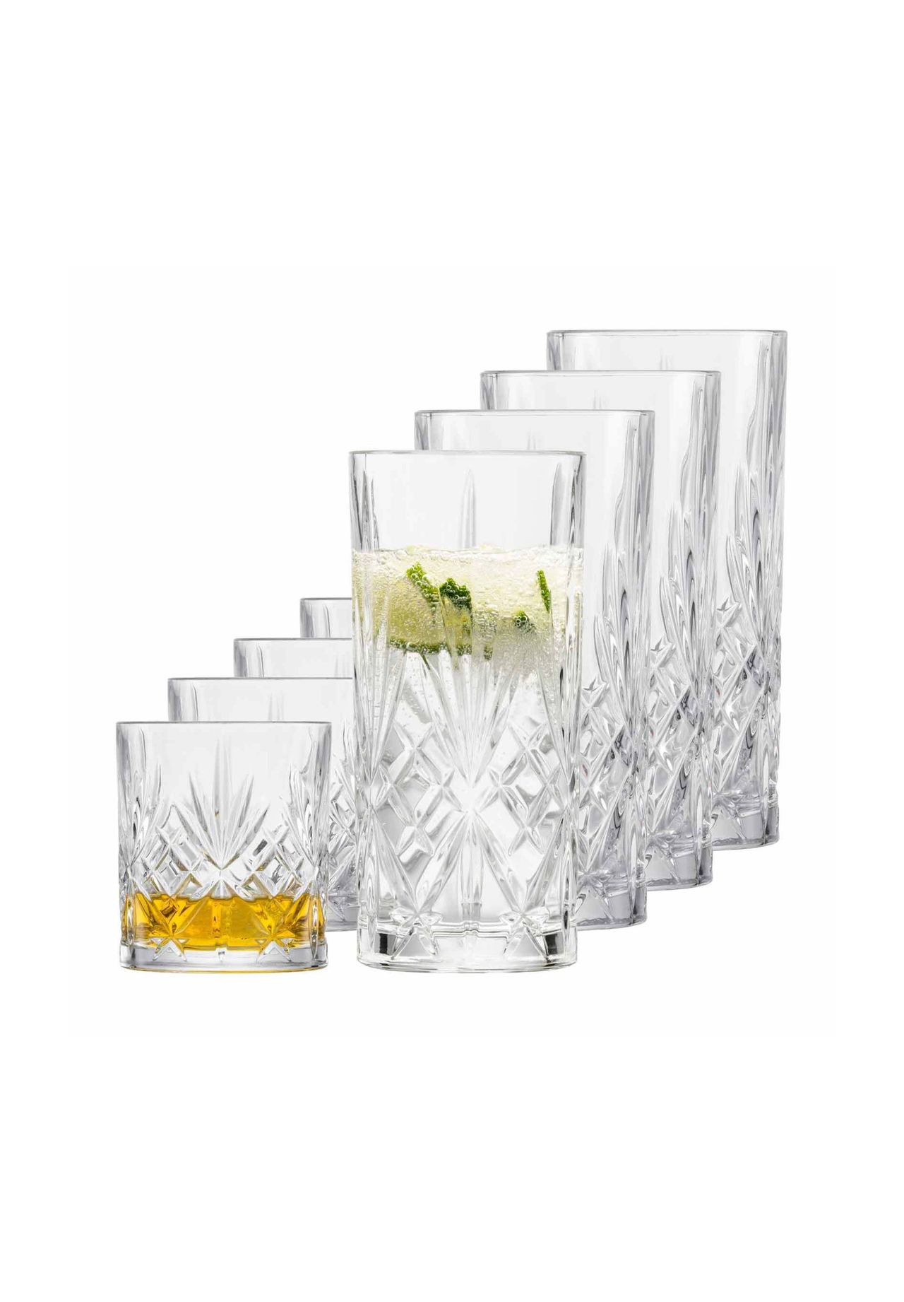 SCHOTT ZWIESEL Gläser-Set 'Show', 8 teilig, transparent