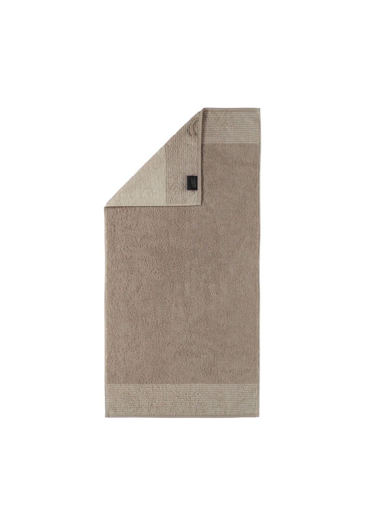 Cawö Handtücher Luxury Home Two-Tone 590 sand - 33, beige, 80X150