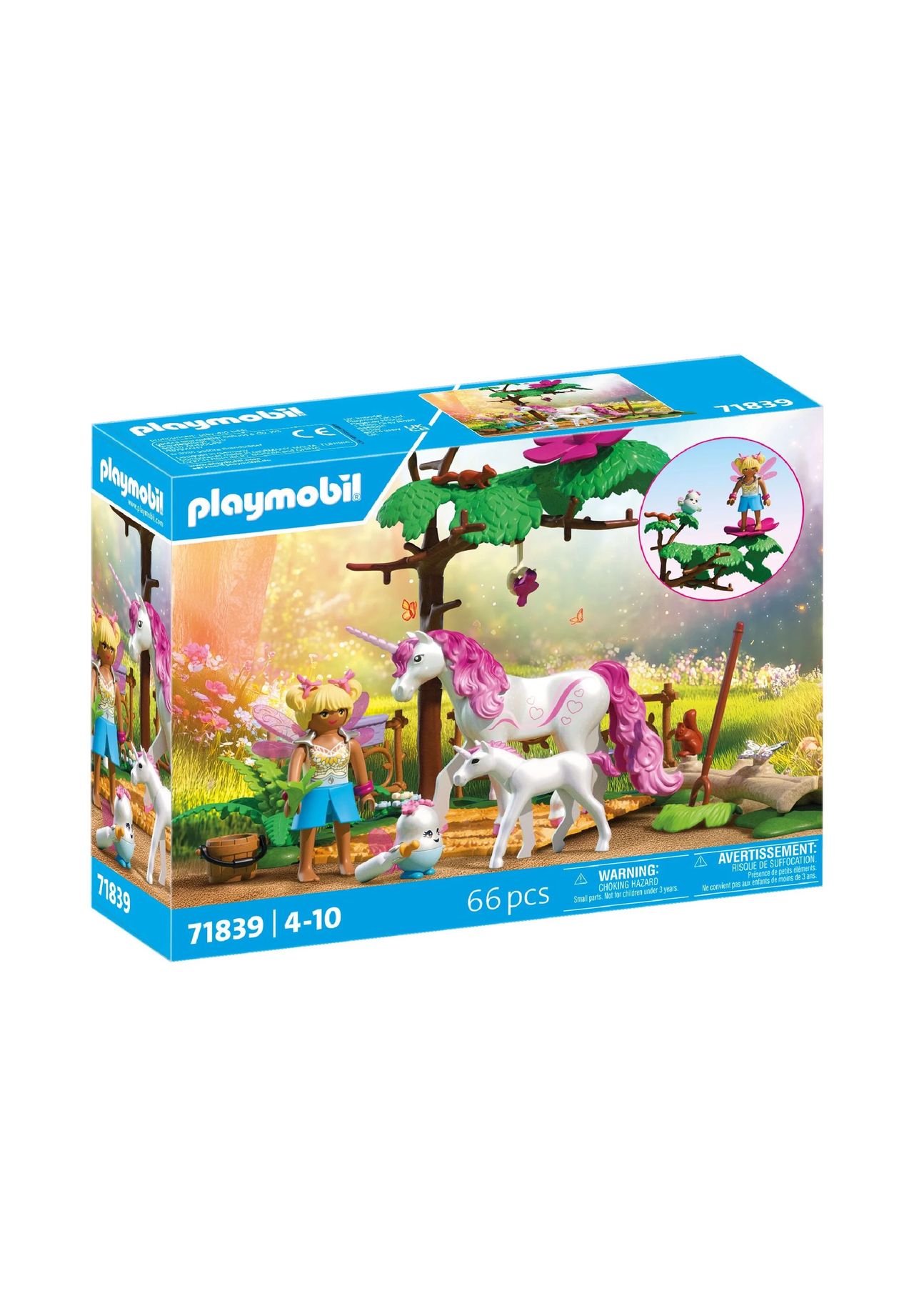 playmobil® Zauberhafter Einhorn-Stall für Mama und Fohlen 71839, 152 MEHRFARBIG, 99