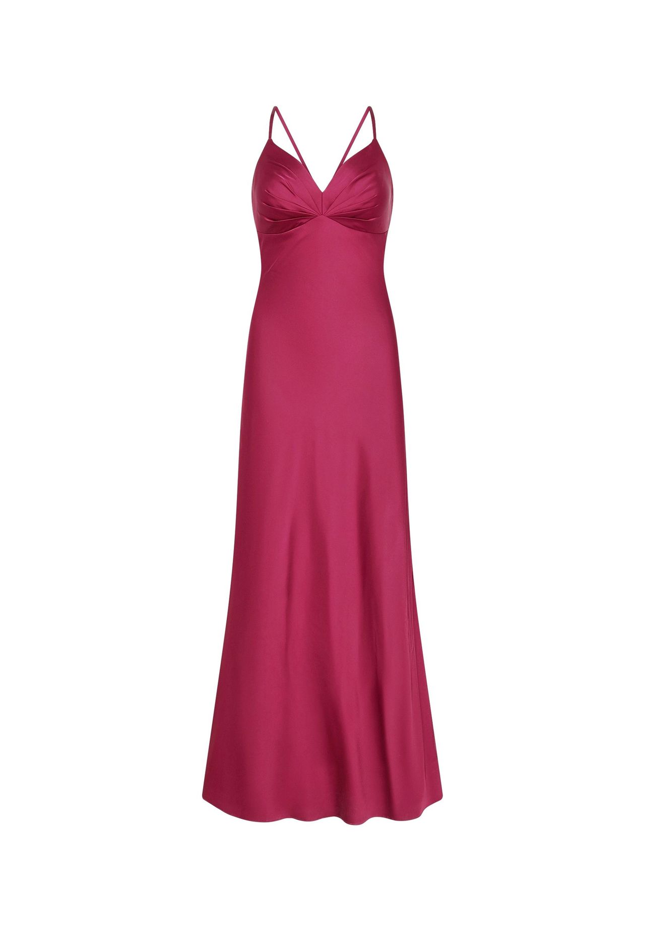 Vera Mont Abendkleid schmal geschnitten, rot, 36