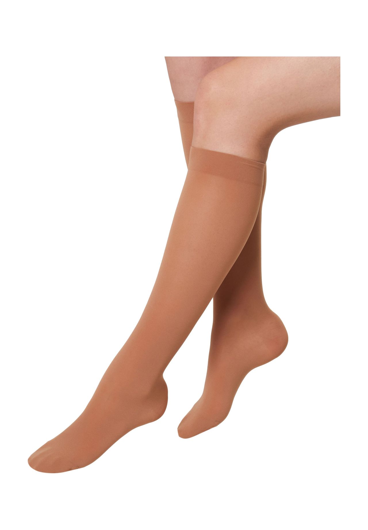 ITEM m6 Overknees, Kompression, verbesserte Blutzirkulation, für Damen, braun, 36-38