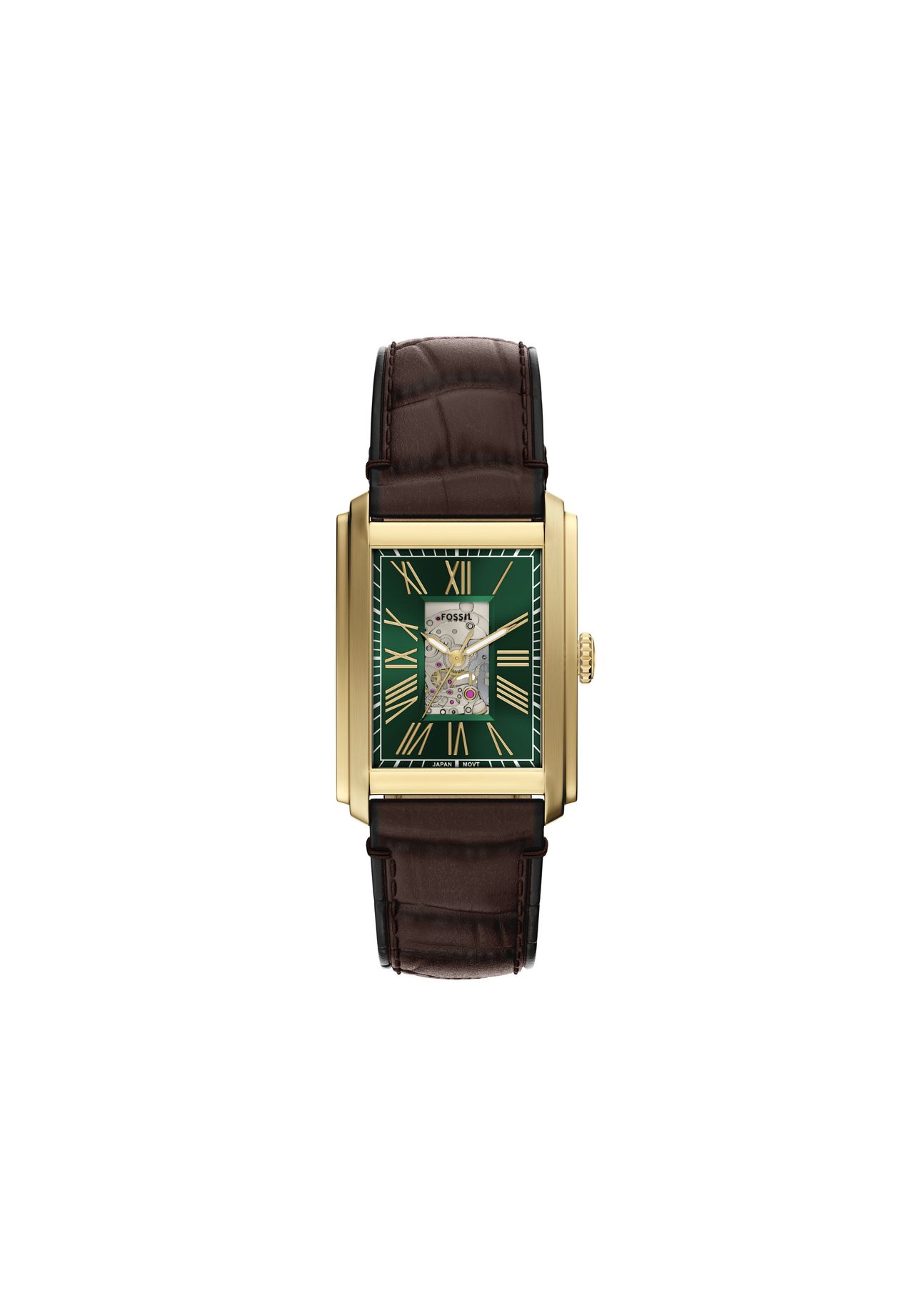 FOSSIL Herren Automatik-Uhr 'ME3271', GRÜN, 99