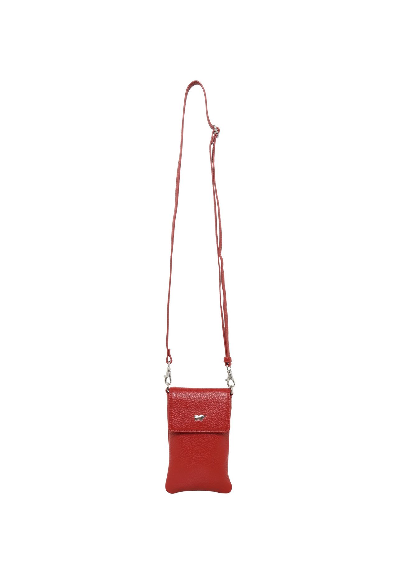 BRAUN BÜFFEL Handytasche, Leder, für Damen, rot, 99