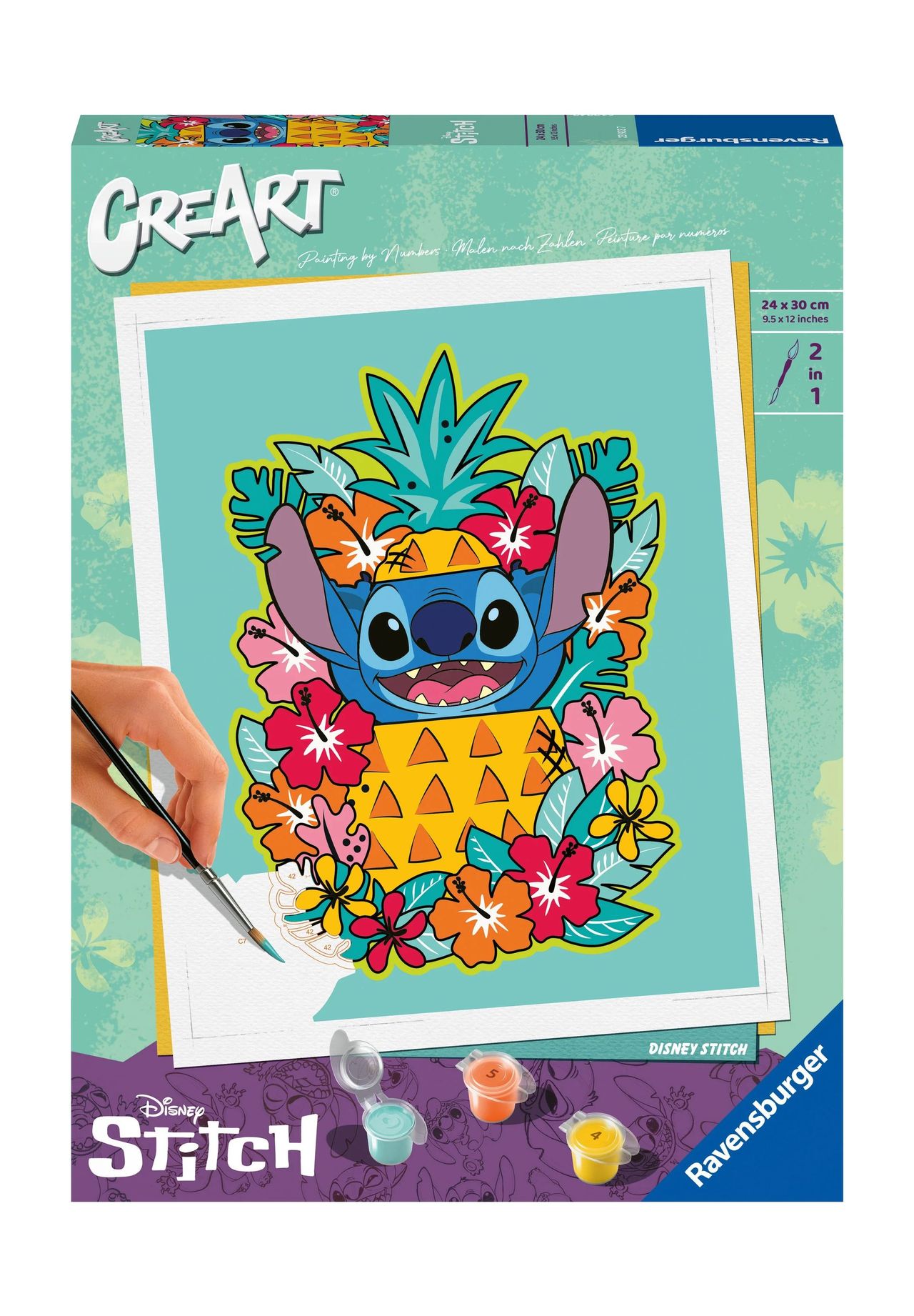 Ravensburger Malen nach Zahlen 'Disney Stitch', BUNT
