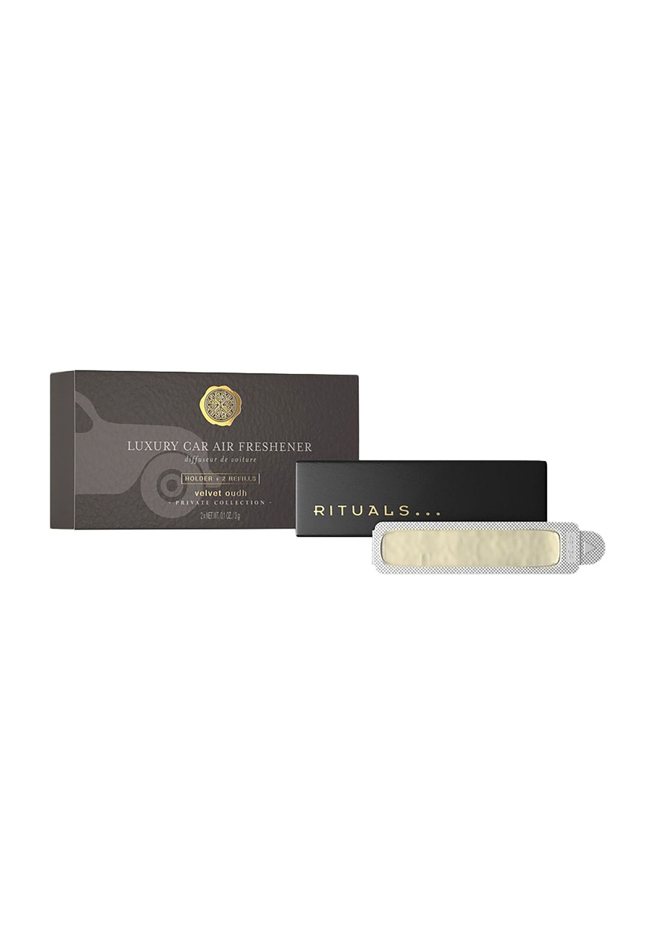 RITUALS® Velvet Oudh Car Air Freshener, KLAR, 2X3 G