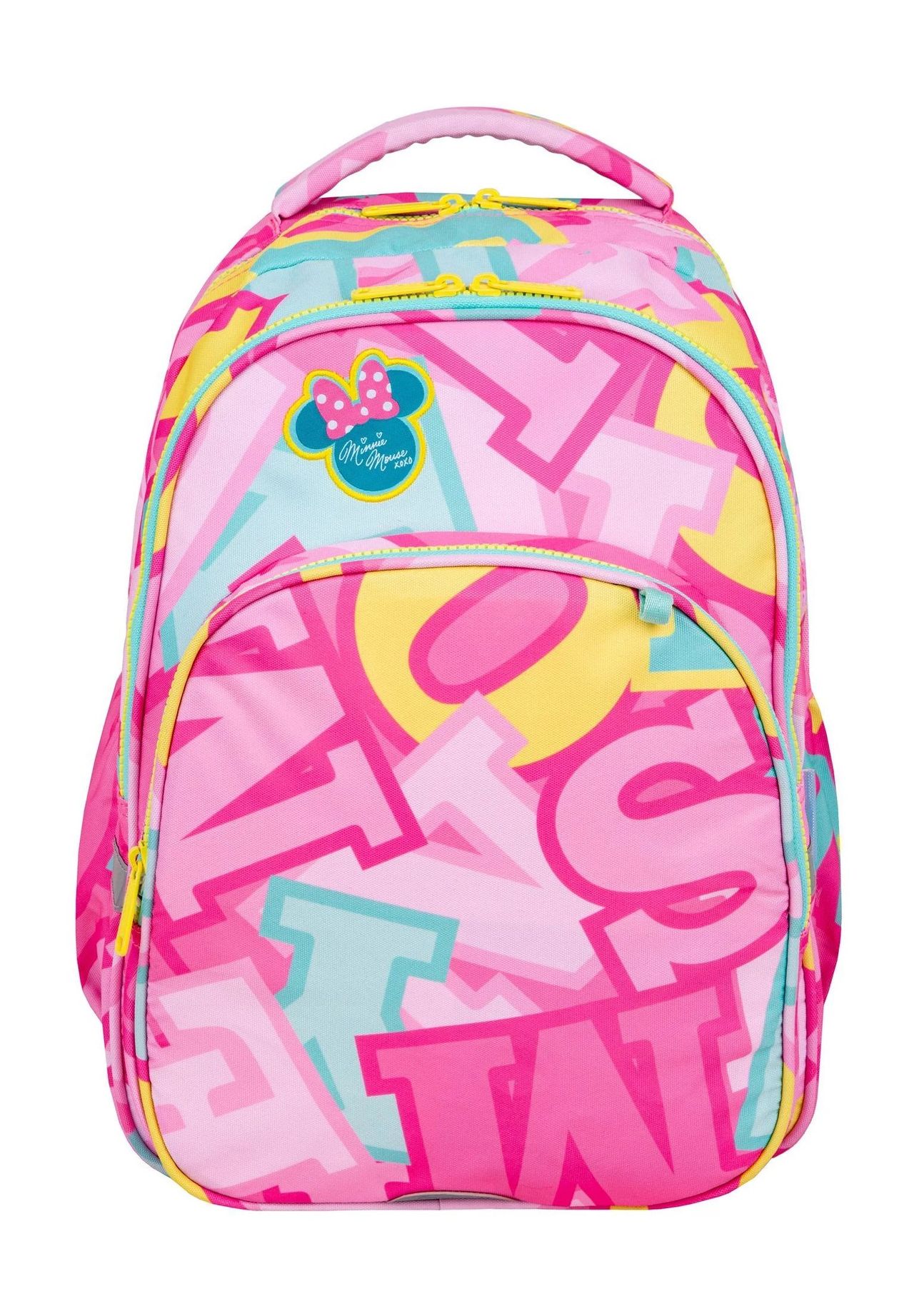 McNeill® Kinderrucksack, Zweiwege-Reißverschluss, Patch, für Kinder, pink