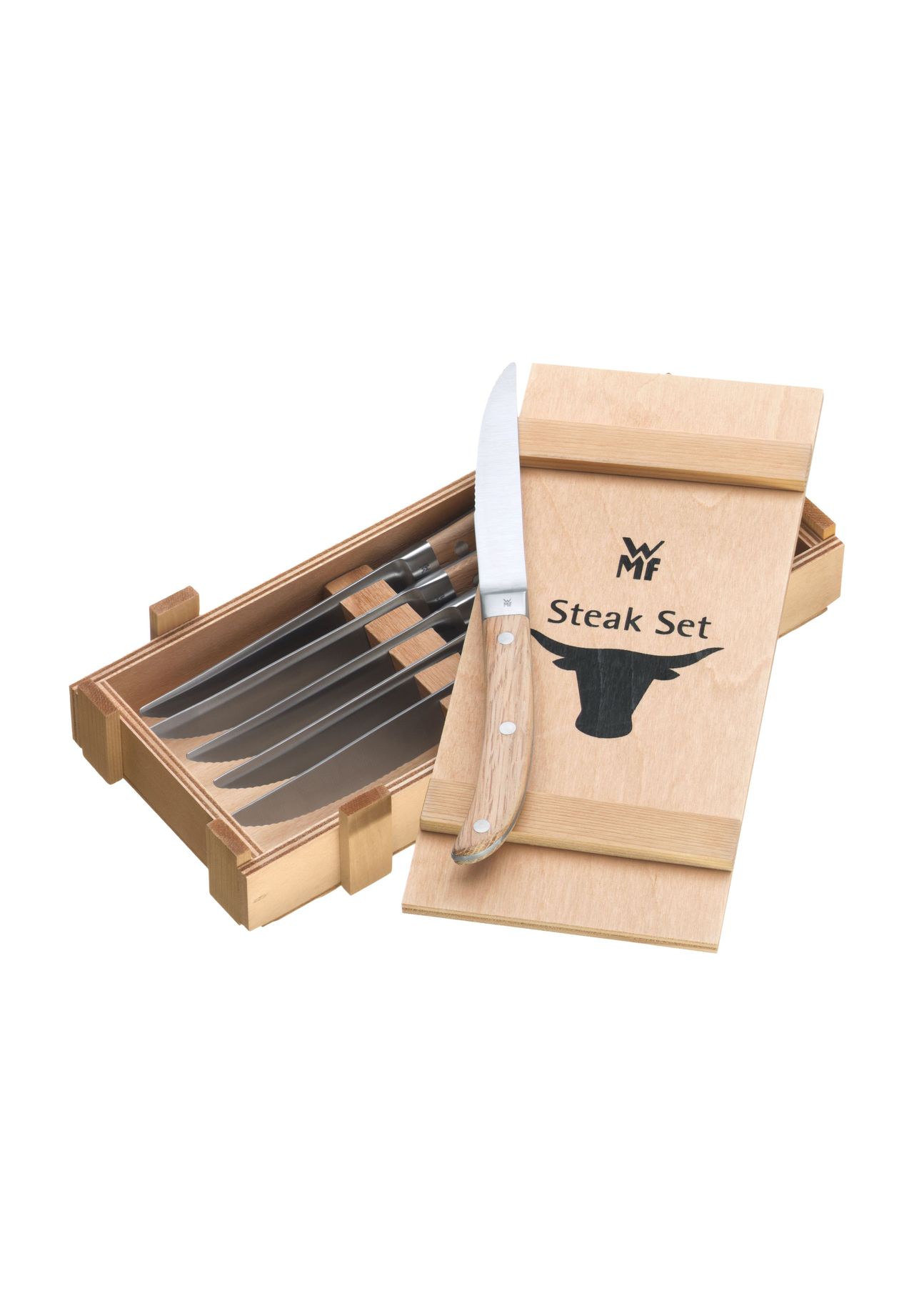 WMF Steakmesser-Set 'Ranch', 6er-Pack, braun