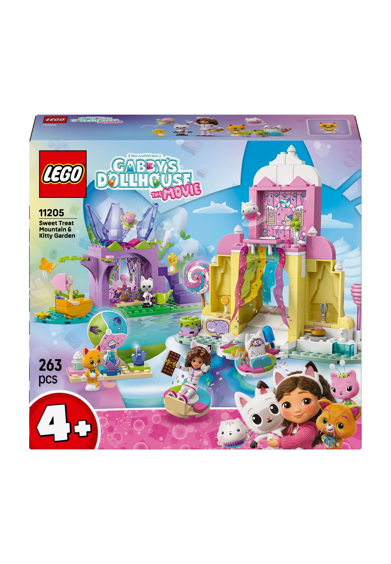 LEGO® Gabbys Puppenhaus - 11205 Zuckerguss Gebirge und Kätzchen-Garten, 152 MEHRFARBIG, 99