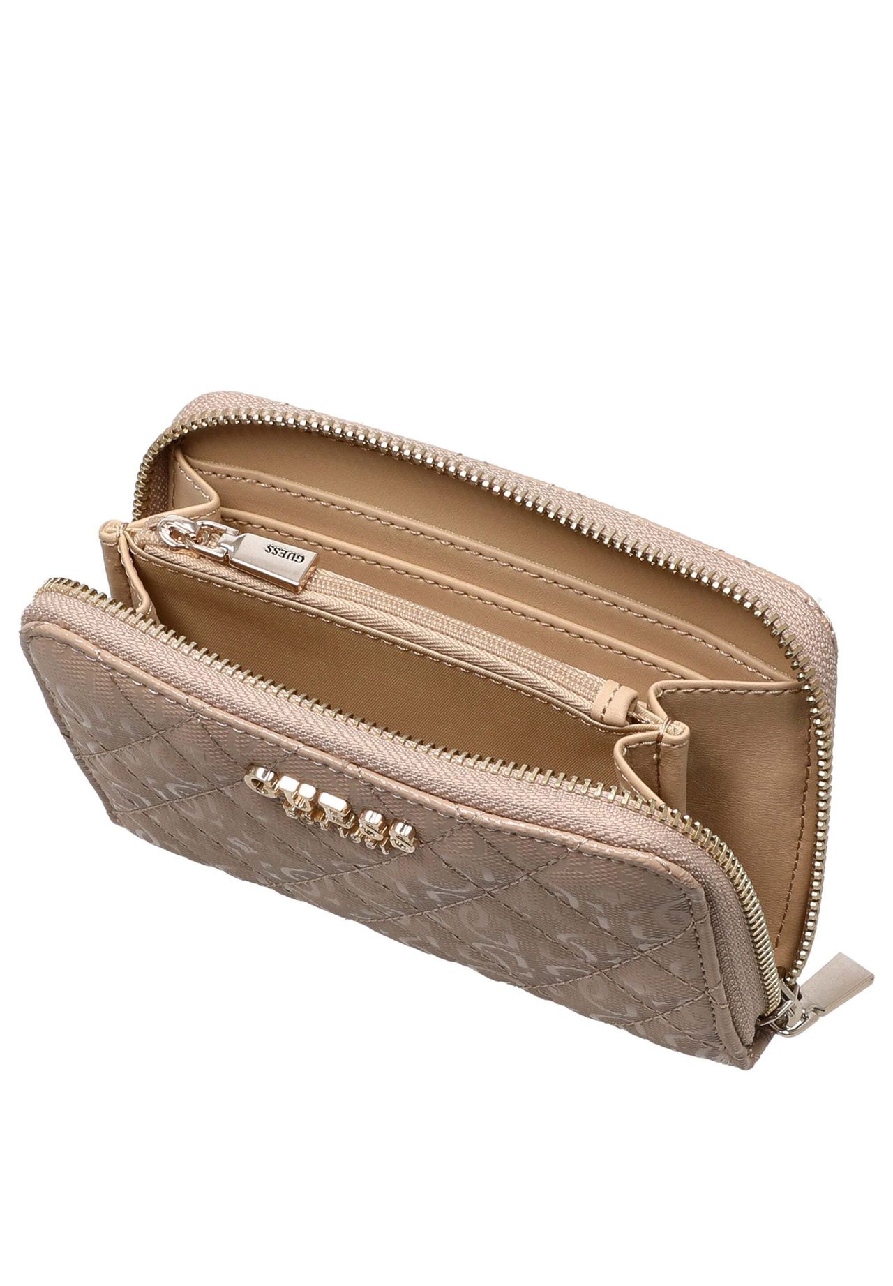 GUESS Isemay SLG Medium Zip - Geldbörse (black), braun, 99