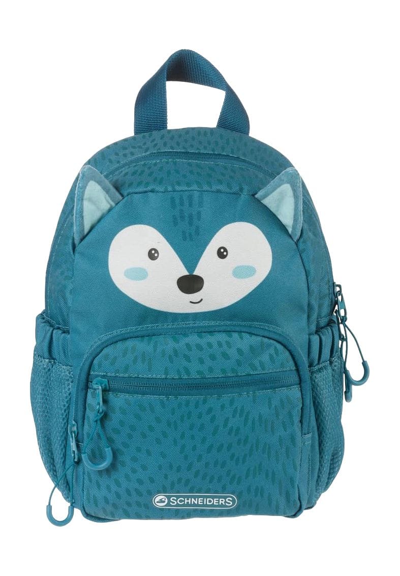 SCHNEIDERS Mini Kinderrucksack, Tier-Design, 27 cm, blau